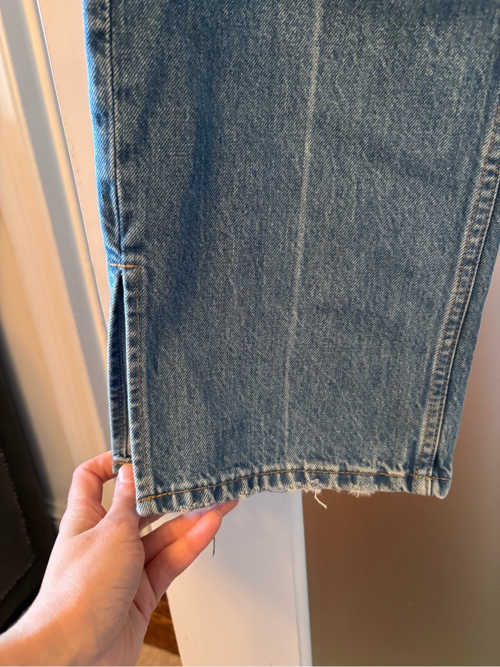 Anine Bing Roy Jeans in Blue Denim - Picture 10 of 14